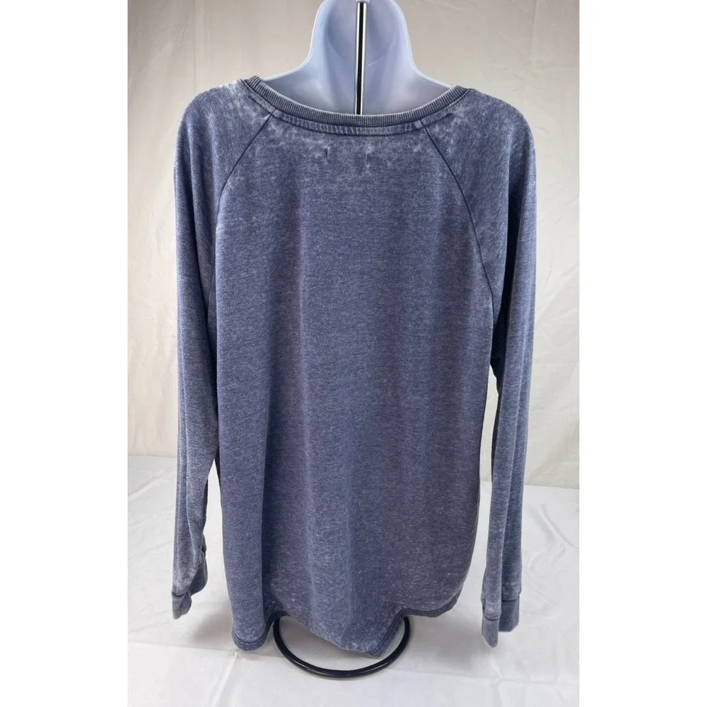 GRAYSON THREADS MONTANA CREWNECK SWEATSHIRT BLUE GRAPHIC PULLOVER ADULT XL